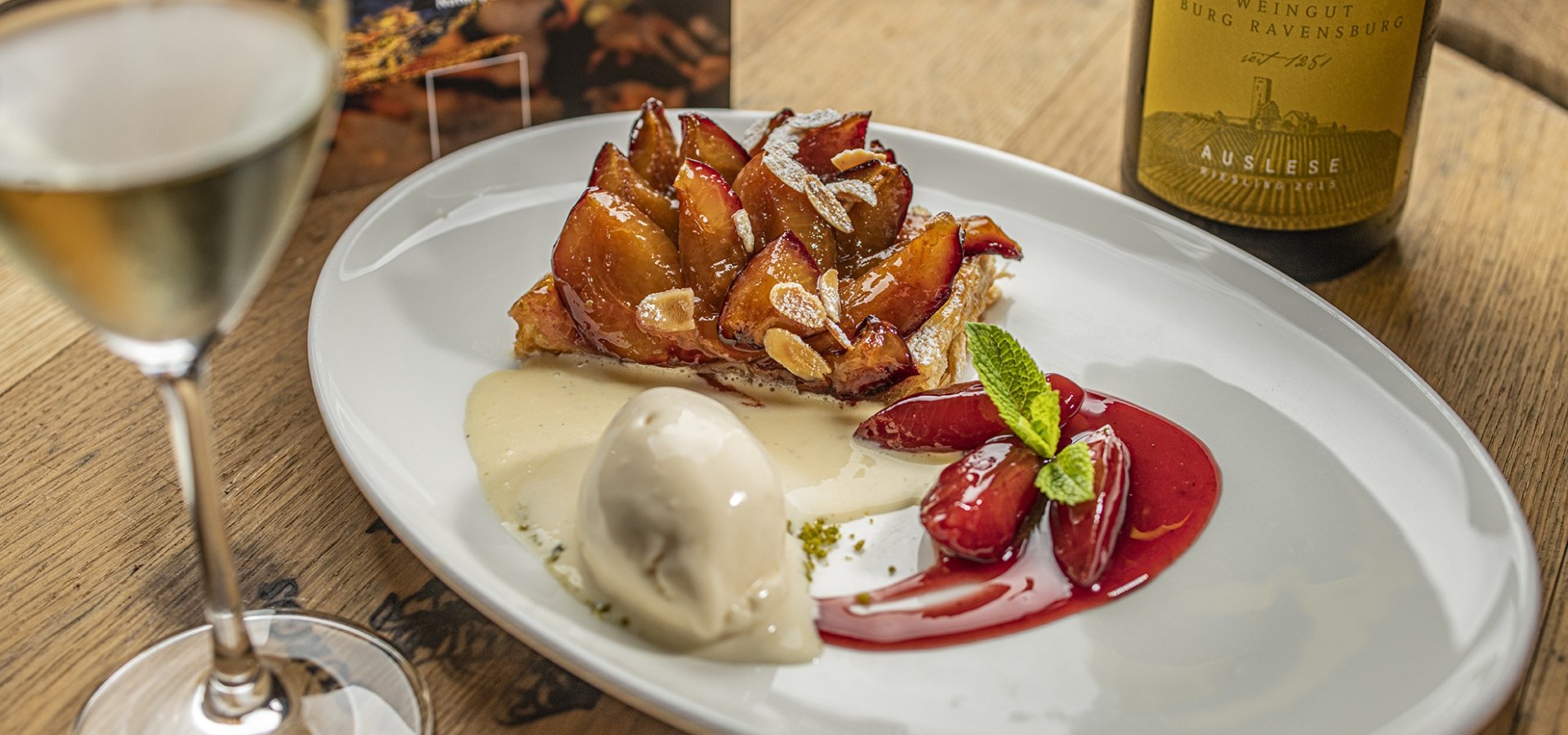 Erbprinz Weinstube Sibylla Zwetschgendessert